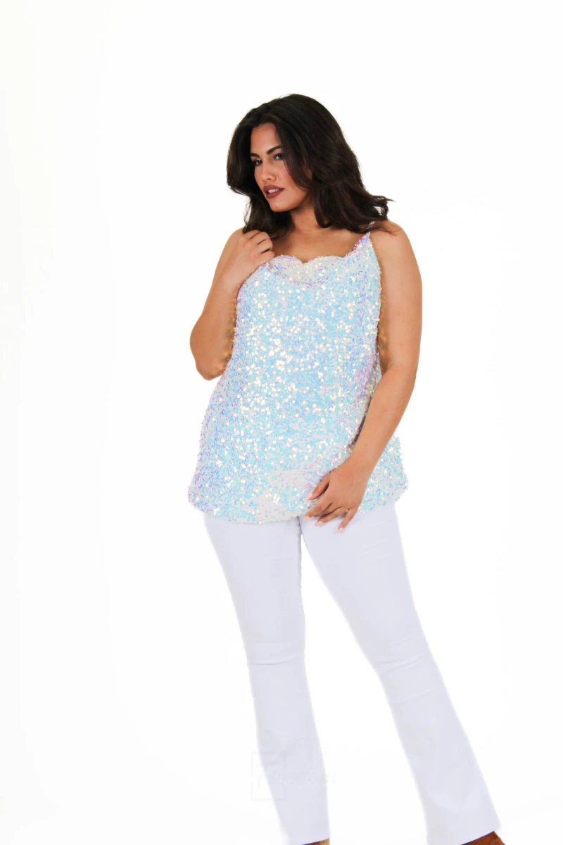 Lingerie Με Πούλιες Ιριδίζον - LIN165.WHITE
