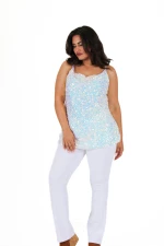 Lingerie Με Πούλιες Ιριδίζον - LIN165.WHITE