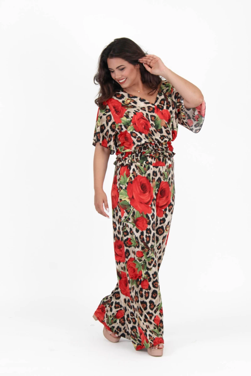 Twin Set Leopard Roses - ST823