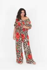 Twin Set Leopard Roses - ST823