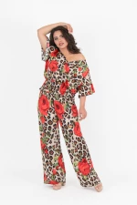 Twin Set Leopard Roses - ST823