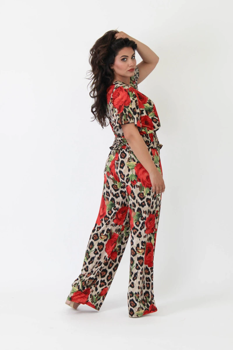 Twin Set Leopard Roses - ST823