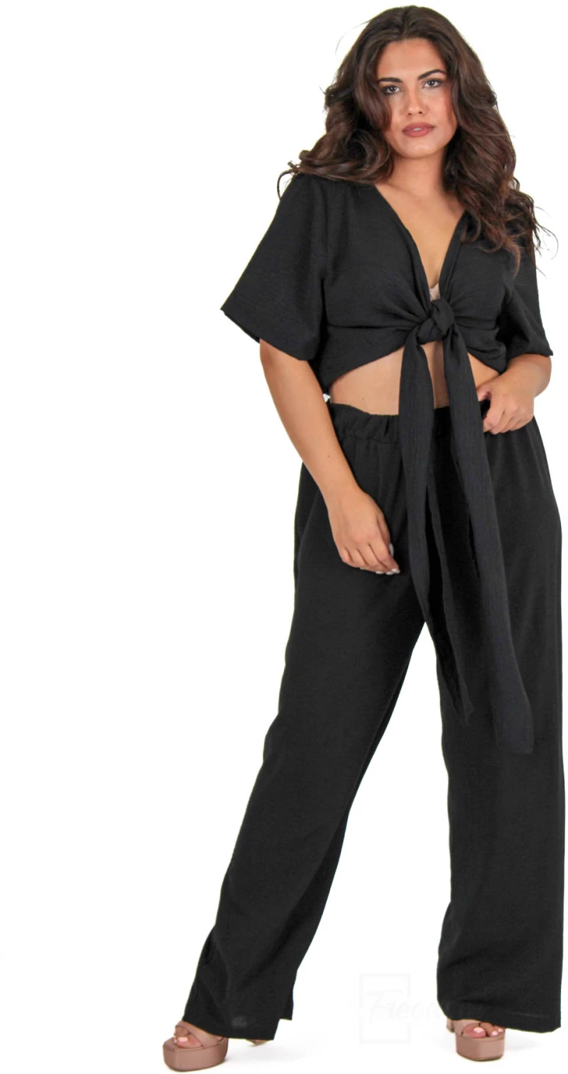 Παντελόνα Loose Fit SCR-PN966.BLACK