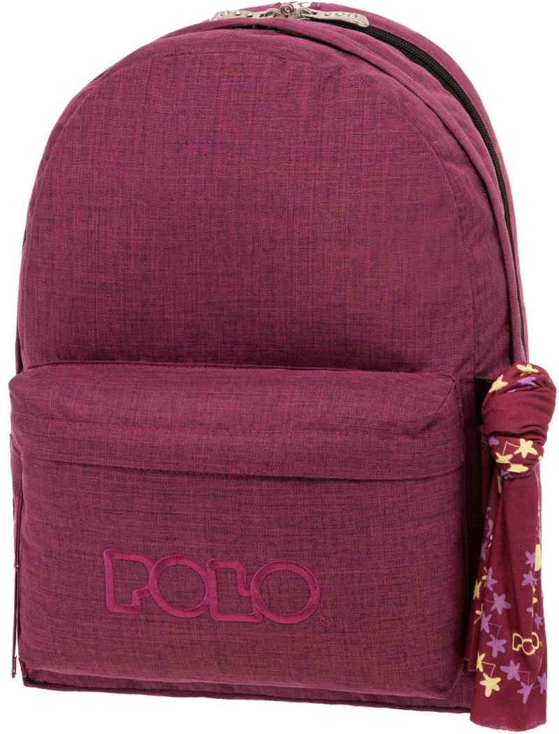 POLO ORIGINAL ΣΑΚΙΔΙΟ ΠΛΑΤΗΣ DOUBLE SCARF ΜΕ ΜΑΝΤΗΛΙ  901235-4801 (2022)