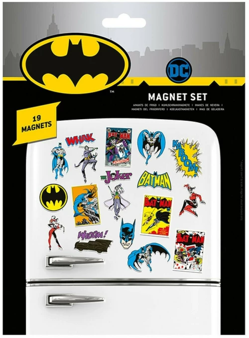 Pyramid Dc Comics (Batman Retro) Magnet Set (MS65110)