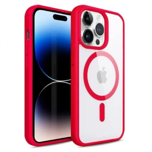 Iphone 13 Pro 6.06" MagSafe Case Clear - Κόκκινο