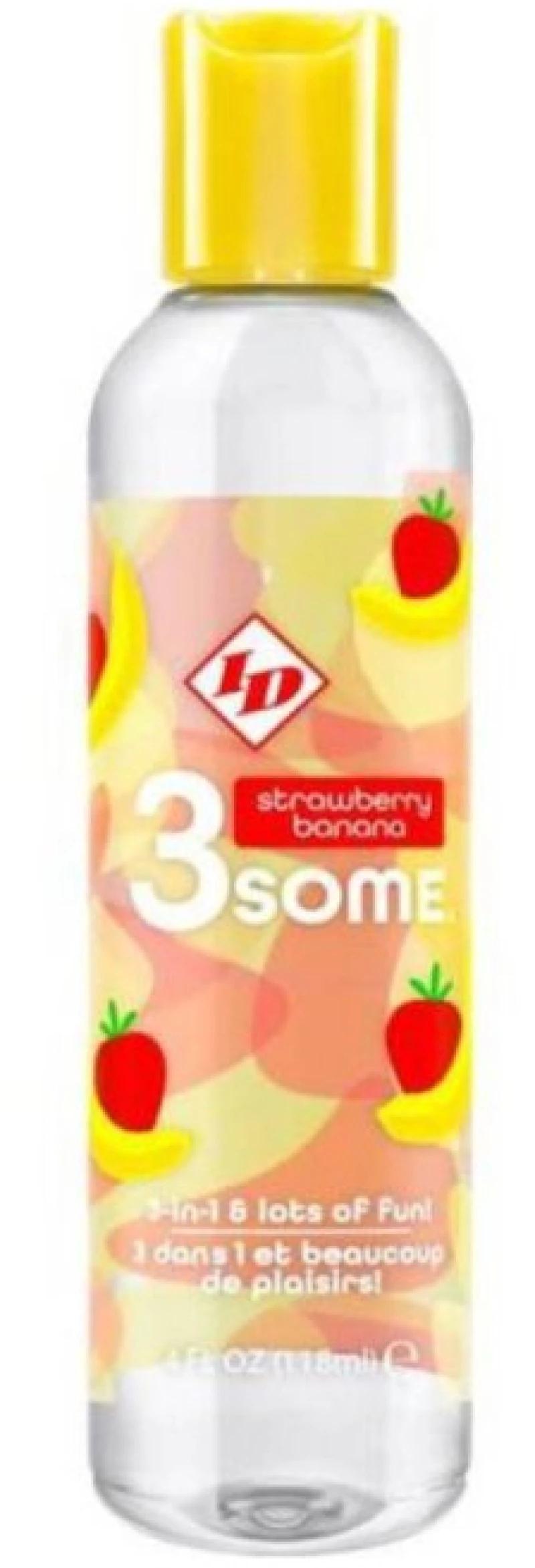 ID 3SOME - 4 FL OZ STRAWBERRY BANANA BOTTLE