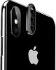 Titanium Metal Tempered Glass Φακού Πίσω Κάμερας iPhone XS Max - Black