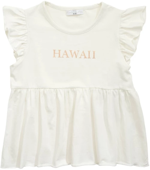 Funky Μπλούζα Hawaii, Εκρού
