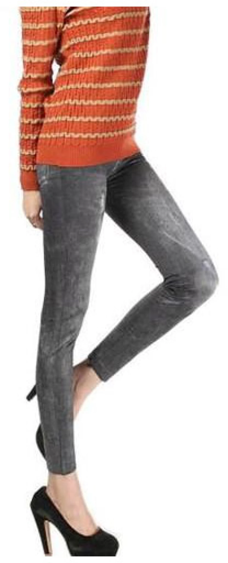 Σετ Skinny Κολάν σε Όψη Τζιν 2 τμχ SPM 8436547618460