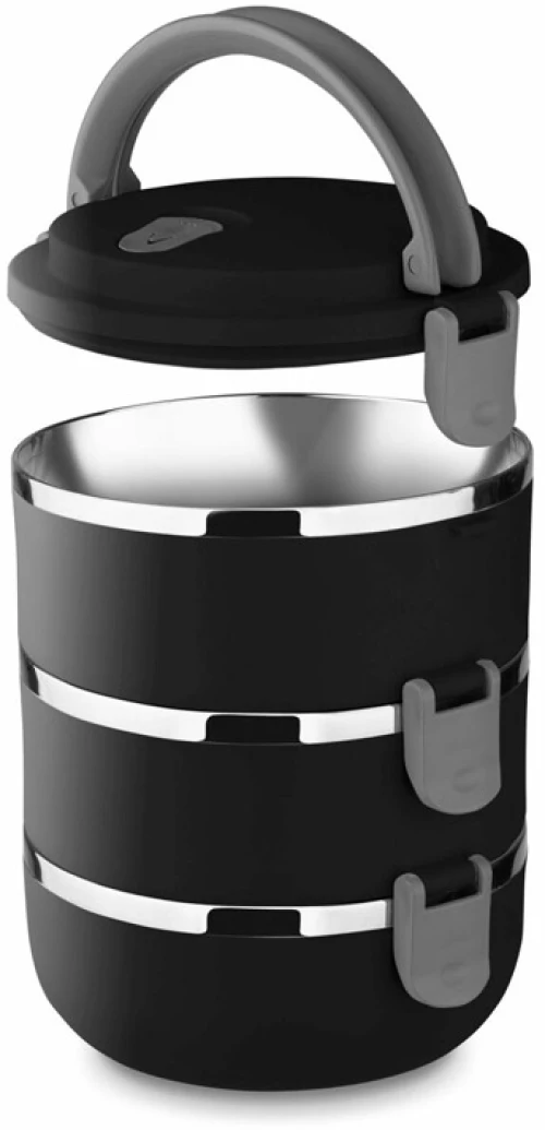 Μεταλλικό Φαγητοδοχείο 3 Επιπέδων 1.2 Lt 14.5 x 20 cm Tadar 5903313428095