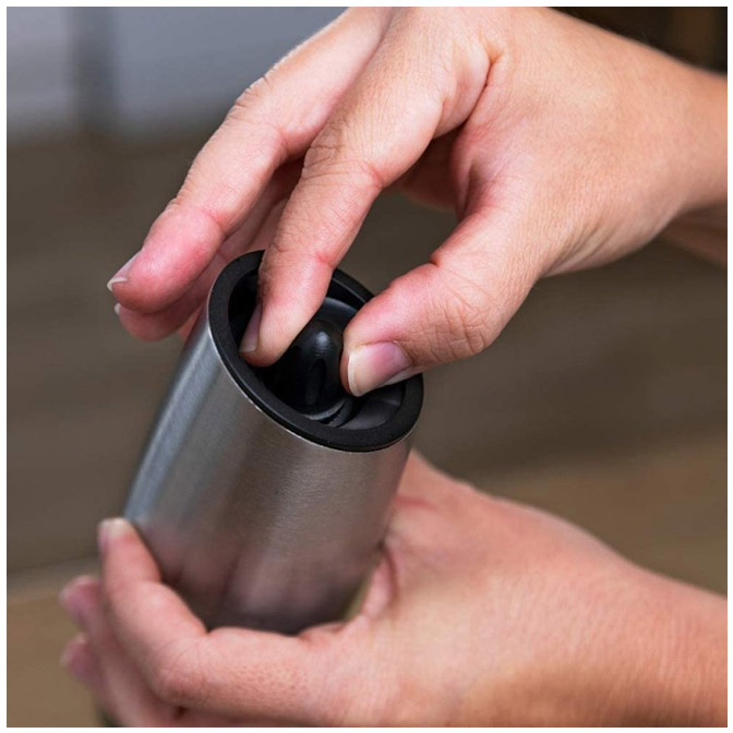 Σετ Ηλεκτρικοί Μύλοι Άλεσης Μπαχαρικών με Φωτισμό LED InstantMill Gravity 2 τμχ Cecotec CEC-04283