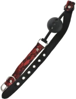 Silicone Breathable Ball Gag Red/Black