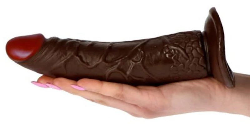 Dong Vibration Dildo Brown