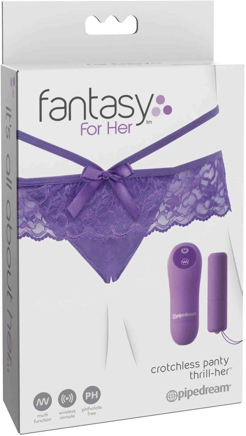 Pipedream Crotchless Panty Thrill-Her