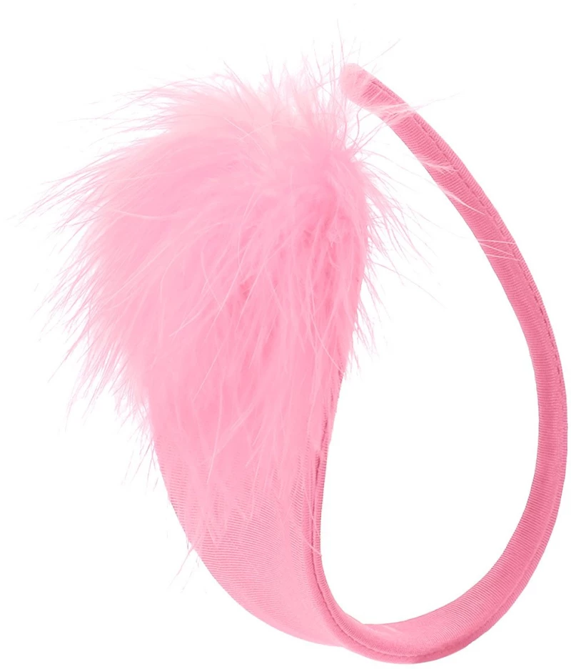 Strapless Puff Bikini, Pink, S-L