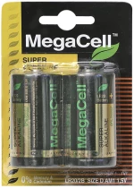 ΜΠΑΤΑΡΙΕΣ ΑΛΚΑΛΙΚΕΣ ΜΕΓΑΛΗ  D*  MegaCell