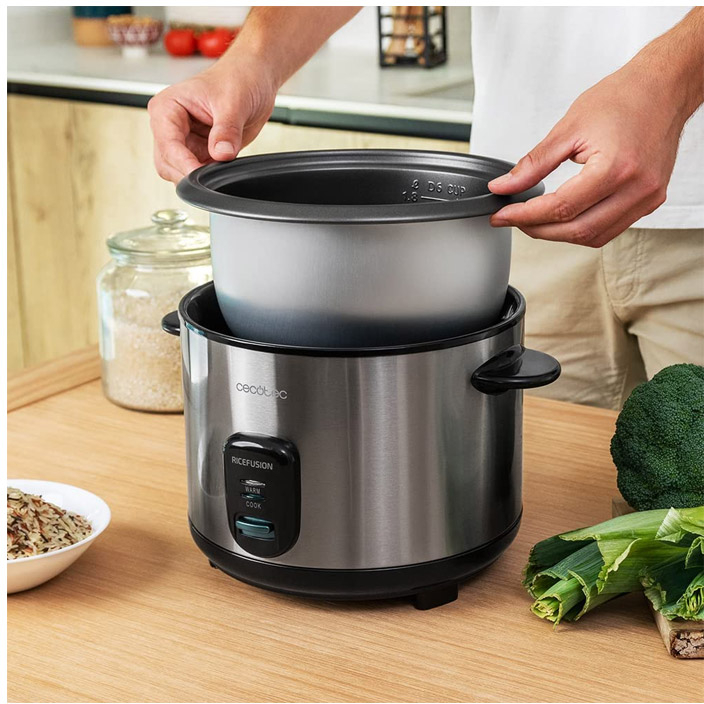 Βραστήρας Ρυζιού 1.8 Lt Cecotec Ricefusion 7000 Inox CEC-03104