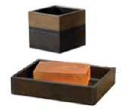 Σετ ποτηροθήκη και σαπουνοθήκη Polyresin