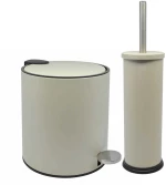 ΚΑΛΑΘΙ ΜΠΑΝΙΟΥ 5lt INOX ΜΠΕΖ ΜΑΤ SOFT CLOSE ANKOR