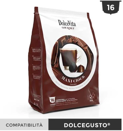 Κάψουλες Συμβατές Dolce Gusto Dolce Vita Chocolate - Σετ 16 τεμαχίων