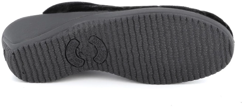 Γυναικεία Παντόφλα Adam's Χρώματος Μαύρο 624-23687-29.1