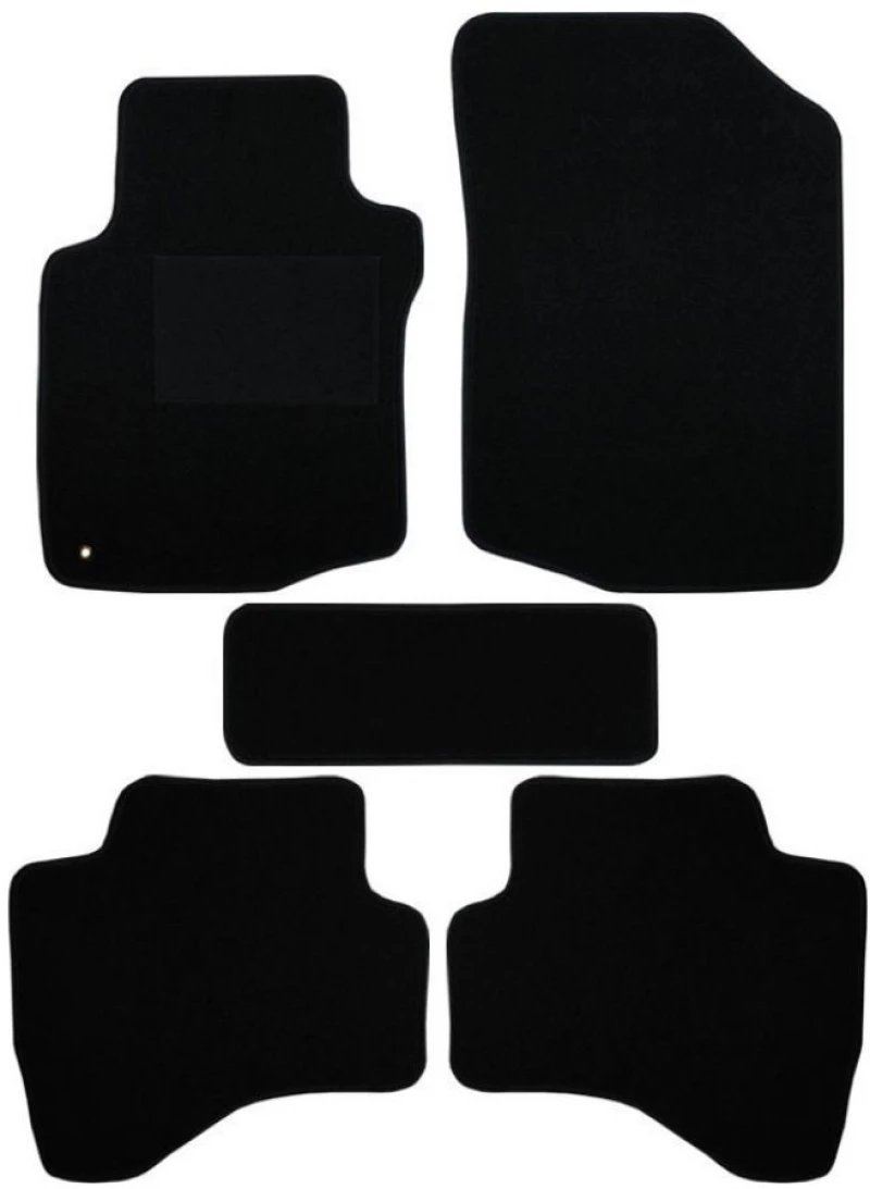 Πατάκια Economy μαύρα για Citroen C1 (14-Present) 5τμχ