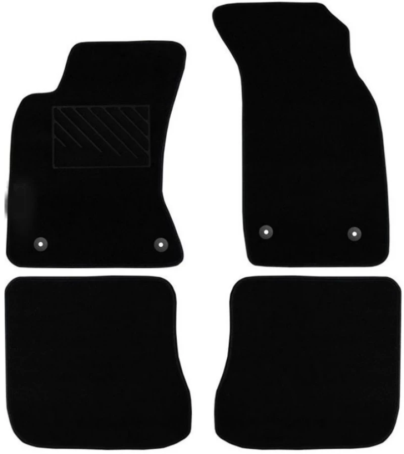Πατάκια Commercial μαύρα για Audi A4 B5 (95-01) 4τμχ