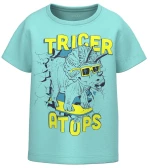 Μπλούζα "Triceratops" γαλάζια (Γαλάζιο)