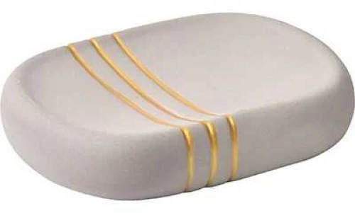 Σαπουνοθήκη Polyresin γκρι