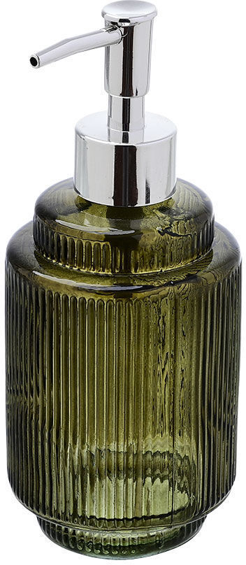 ESTIA ΑΝΤΛΙΑ ΣΑΠΟΥΝΙΟΥ OLIVE SERIES ΓΥΑΛΙΝΗ 8x8x19cm 380ml ΛΑΔΙ