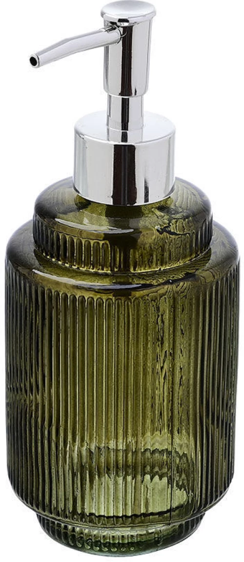 ESTIA ΑΝΤΛΙΑ ΣΑΠΟΥΝΙΟΥ OLIVE SERIES ΓΥΑΛΙΝΗ 8x8x19cm 380ml ΛΑΔΙ