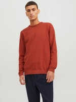 Πουλόβερ "Basic Knit" κεραμιδί (Κεραμιδί)
