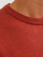 Πουλόβερ "Basic Knit" κεραμιδί (Κεραμιδί)