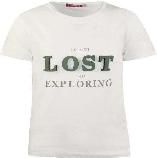 Μπλούζα "Lost" εκρού (Εκρού)