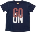 Μπλούζα "Go on" μπλε (Μπλε)