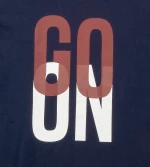 Μπλούζα "Go on" μπλε (Μπλε)