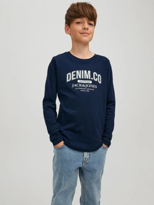 Μπλούζα "Denim.Co" μπλε (Μπλε)