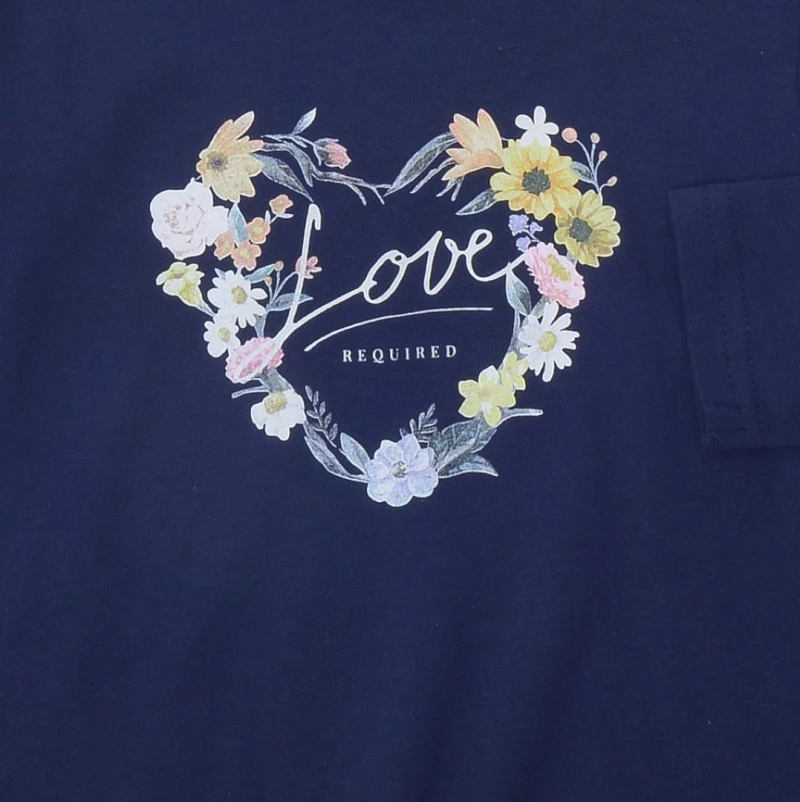 Μπλούζα "Love required" μπλε (Μπλε)