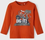 Μπλούζα "DIg it" κεραμιδί (Κεραμιδί)