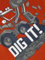 Μπλούζα "DIg it" κεραμιδί (Κεραμιδί)