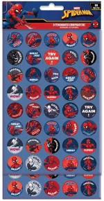 Αυτοκόλλητα Επιβράβευσης 80Τμχ 2Φ 14x21Εκ Spiderman