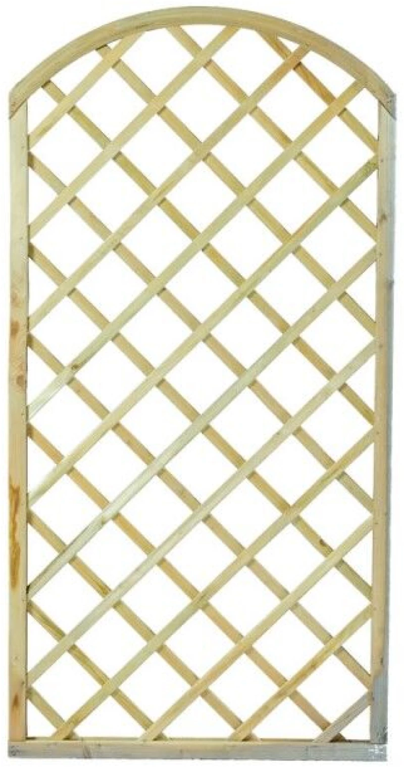 Καφασωτό Διαγώνιο 12x12cm Αψίδα 180x90cm Showood