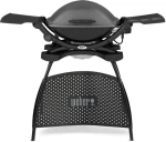 Ψησταριά Ηλεκτρική Q2400 Dark Grey με Βάση και Τραπεζάκια - Weber