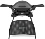 Ψησταριά Ηλεκτρική Q2400 Dark Grey με Βάση και Τραπεζάκια - Weber