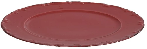 Πιατέλα Οβάλ Liana  Σκ Ροζ Με Καφέ Rim 30Εκ