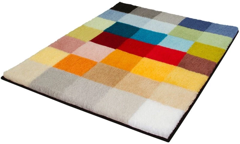 Πατάκι Μπάνιου Cubetto 8821 Multicolor Kleine Wolke 60X60 Acrylic