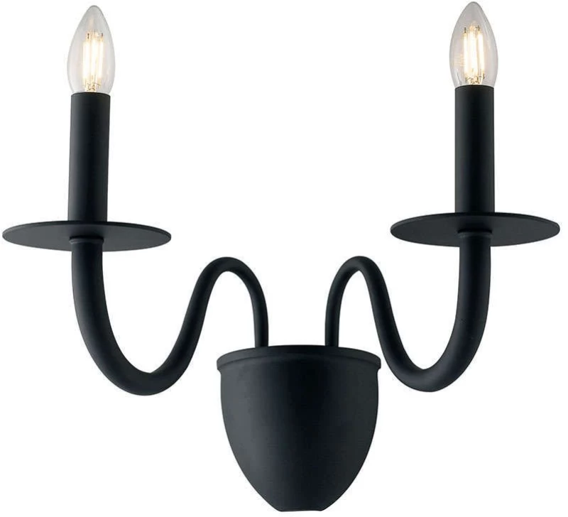 Φωτιστικό Τοίχου - Απλίκα I-Armstrong/AP2 NER Black Luce Ambiente Design Μέταλλο