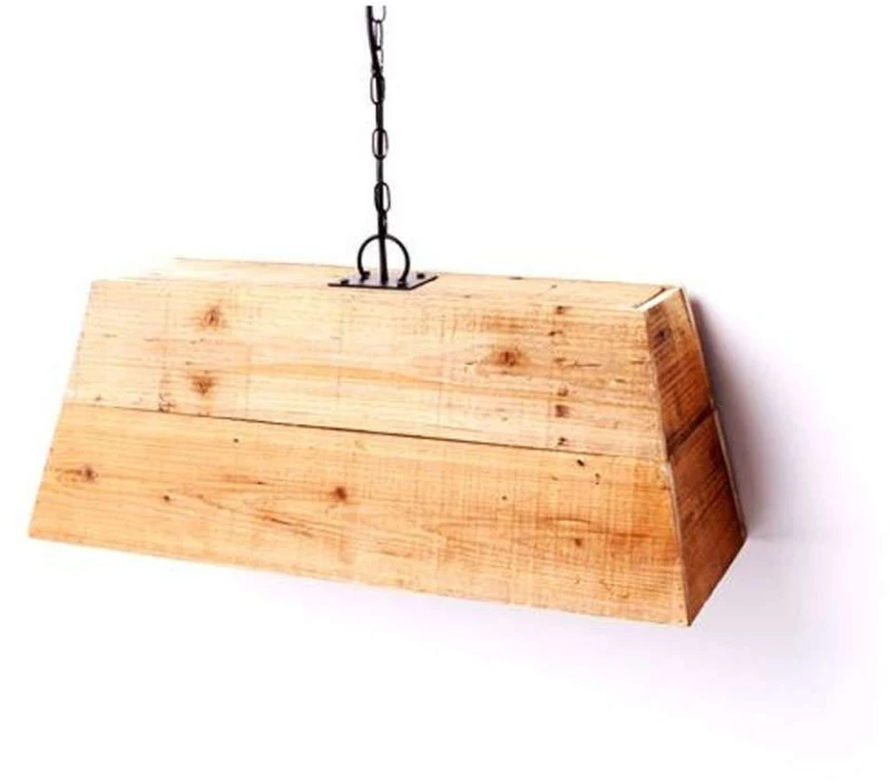 Φωτιστικό Οροφής AST823 22x55x23 Wood Espiel Ξύλο