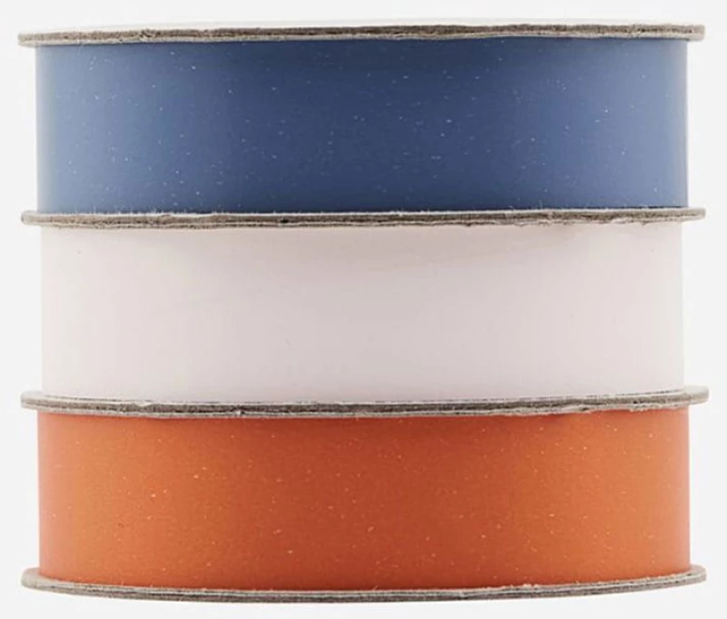 Κορδέλες Polly 409700600 Σετ 3τμχ 1,8cm Blue Light Pink Orange Monograph